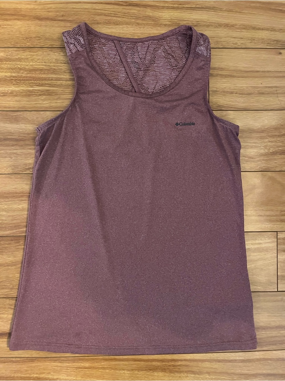 Columbia Women's Maroon Lace-Back Tank Top